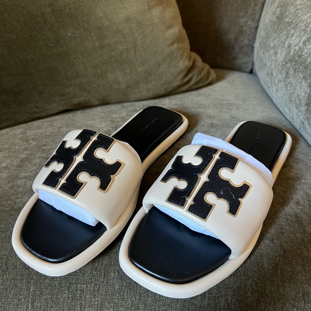 Tory Burch Double T Sport Slide NWT